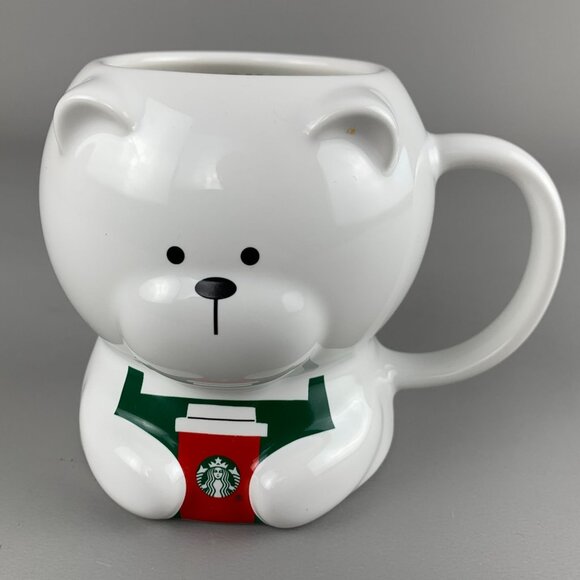 Starbucks Bearista Bear Ceramic Mug Holiday Christmas 2025 New - Picture 10 of 10